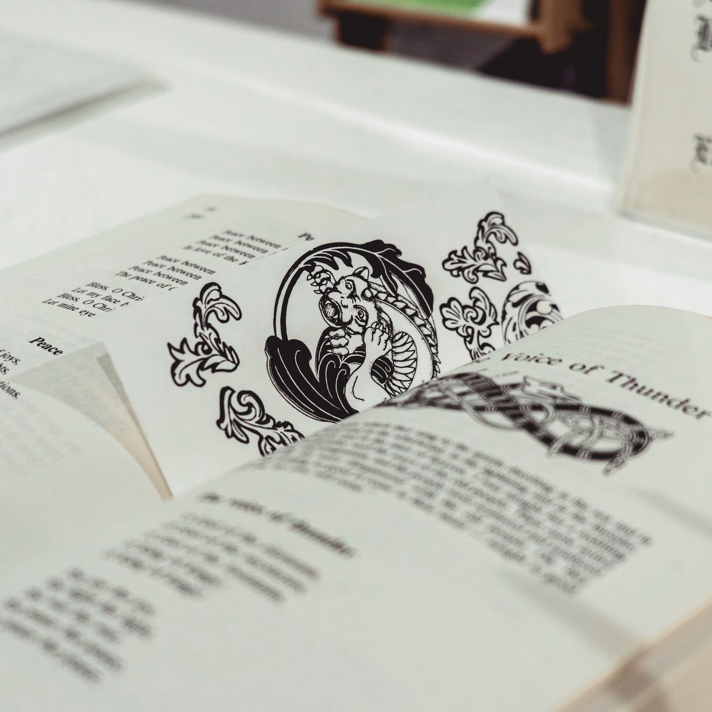 Edinburgh Gargoyle Bookmark — Hand Screen Printed