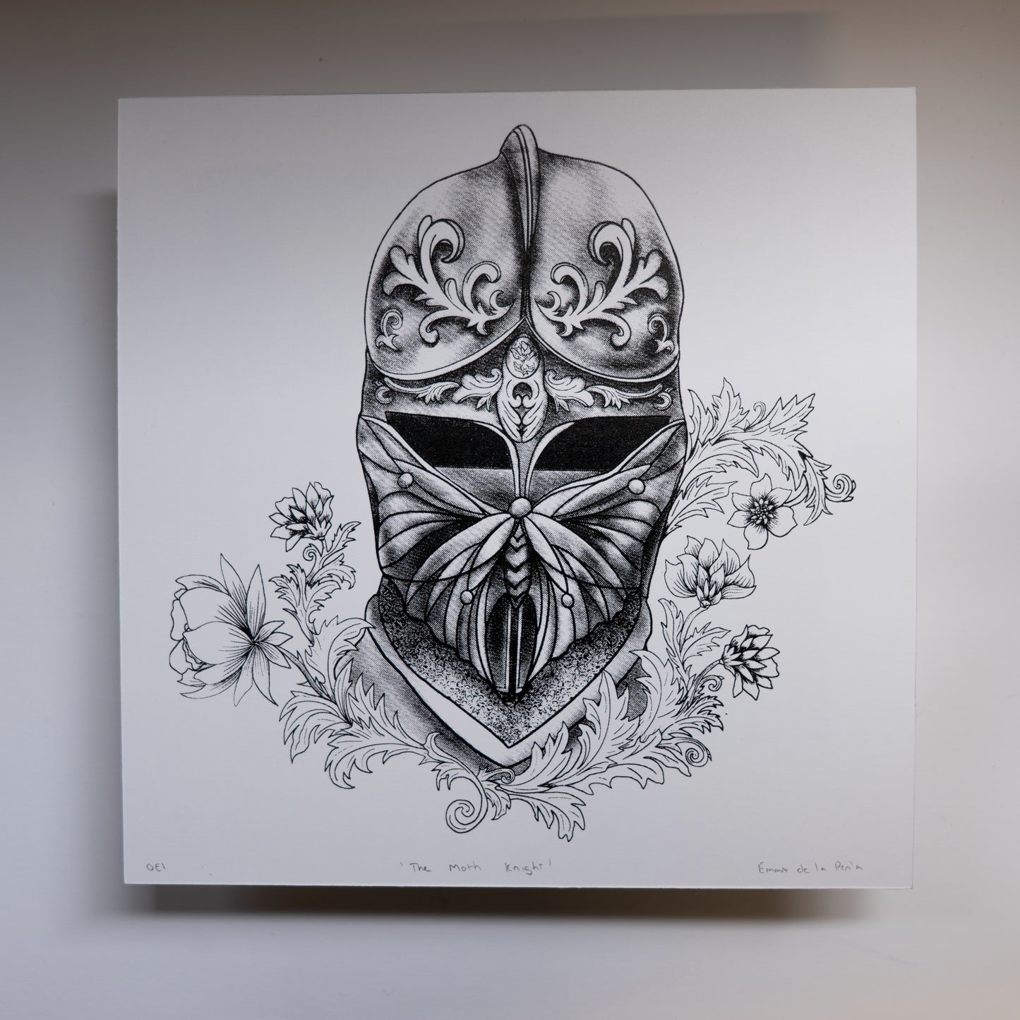 The Moth Night  20x20cm Screenprint