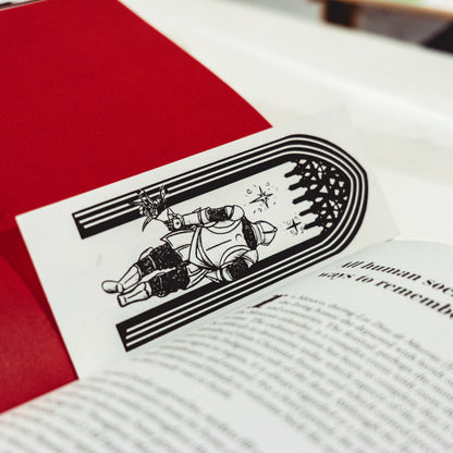 Knight Tales Bookmark — Hand Screen Printed