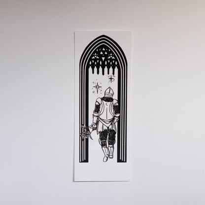 Knight Tales Bookmark — Hand Screen Printed