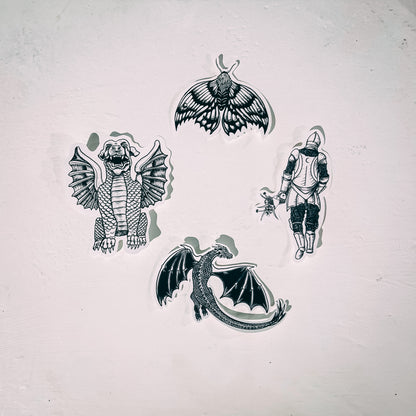 Moth Matt Vinyl Sticker