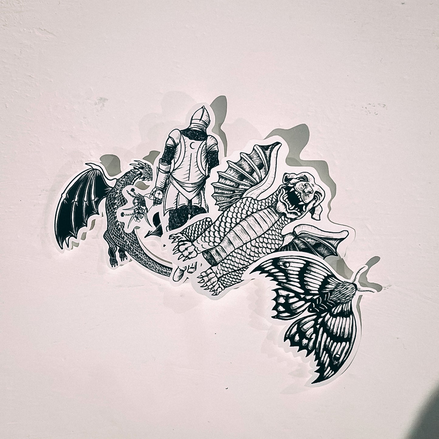 Ciarach — Dusk Dragon Sticker — Knight Tales