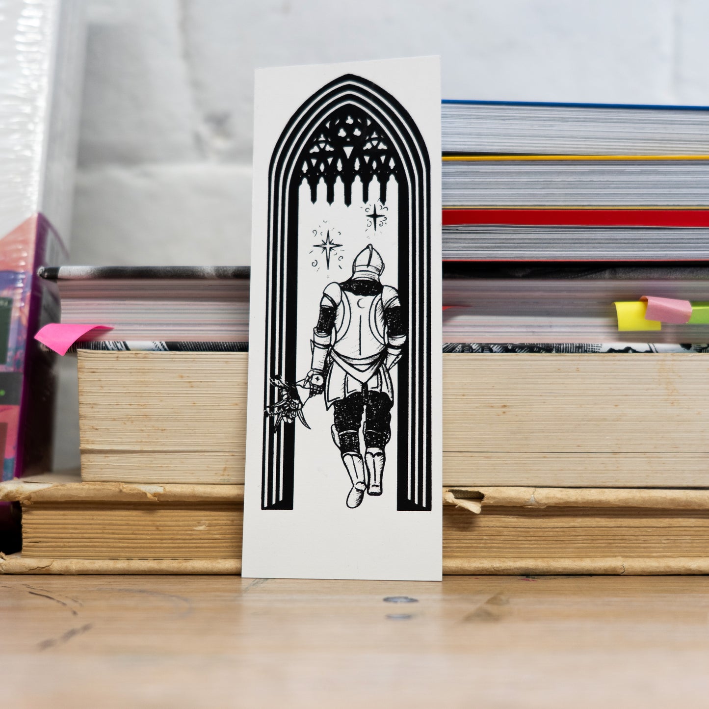 Knight Tales Bookmark — Hand Screen Printed