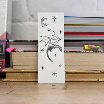 Mochthrath - Dawn Dragon Bookmark — Hand Screen Printed