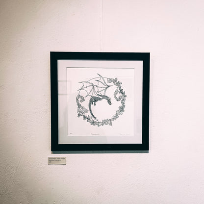 Mochthrath - Dawn Dragon  20x20cm Screenprint