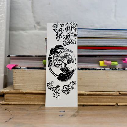Edinburgh Gargoyle Bookmark — Hand Screen Printed