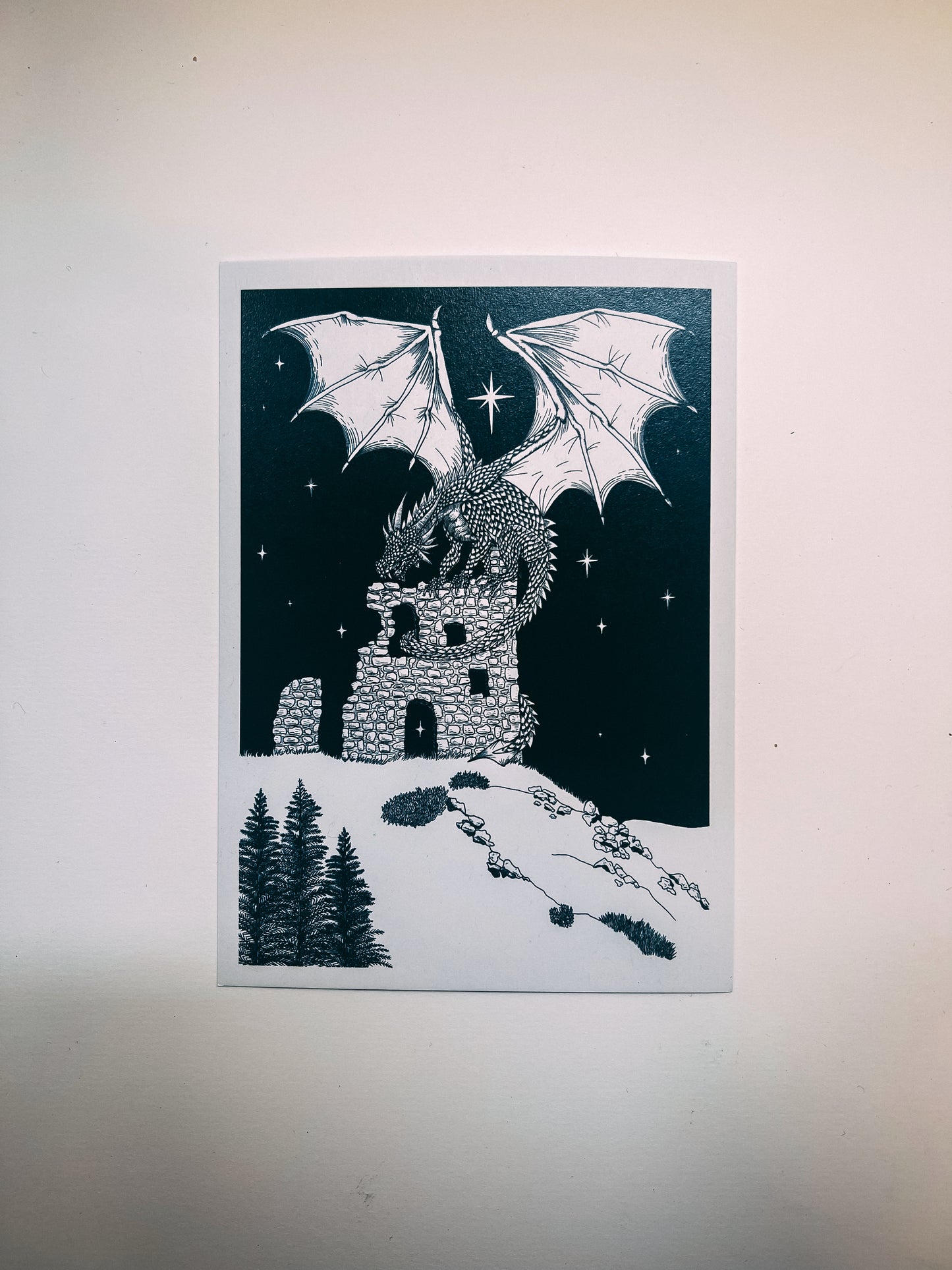 Anthony the Dragon Fantasy Postcard