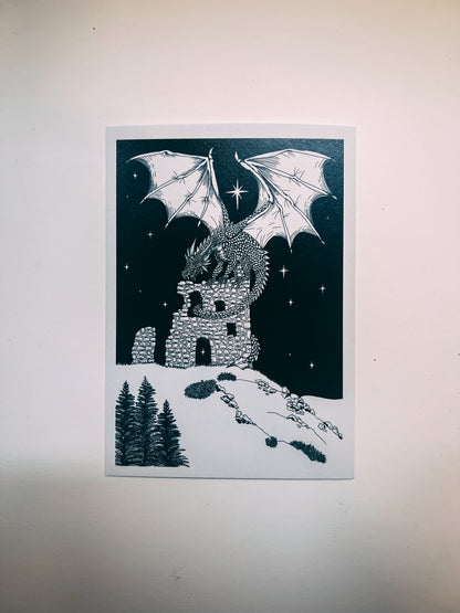Anthony the Dragon Fantasy Postcard
