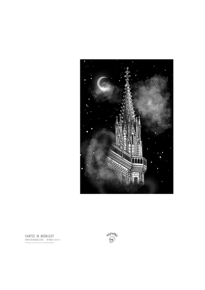 Painted in the Stars — Scottish National Portrait Gallery Fantasy Postcard