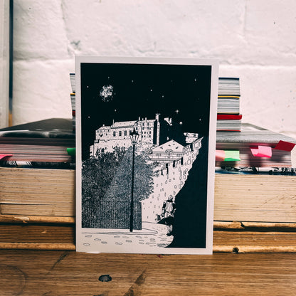 Knight Tales Edinburgh Castle Fantasy Postcard