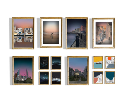Central Park New York Sunset Art Print