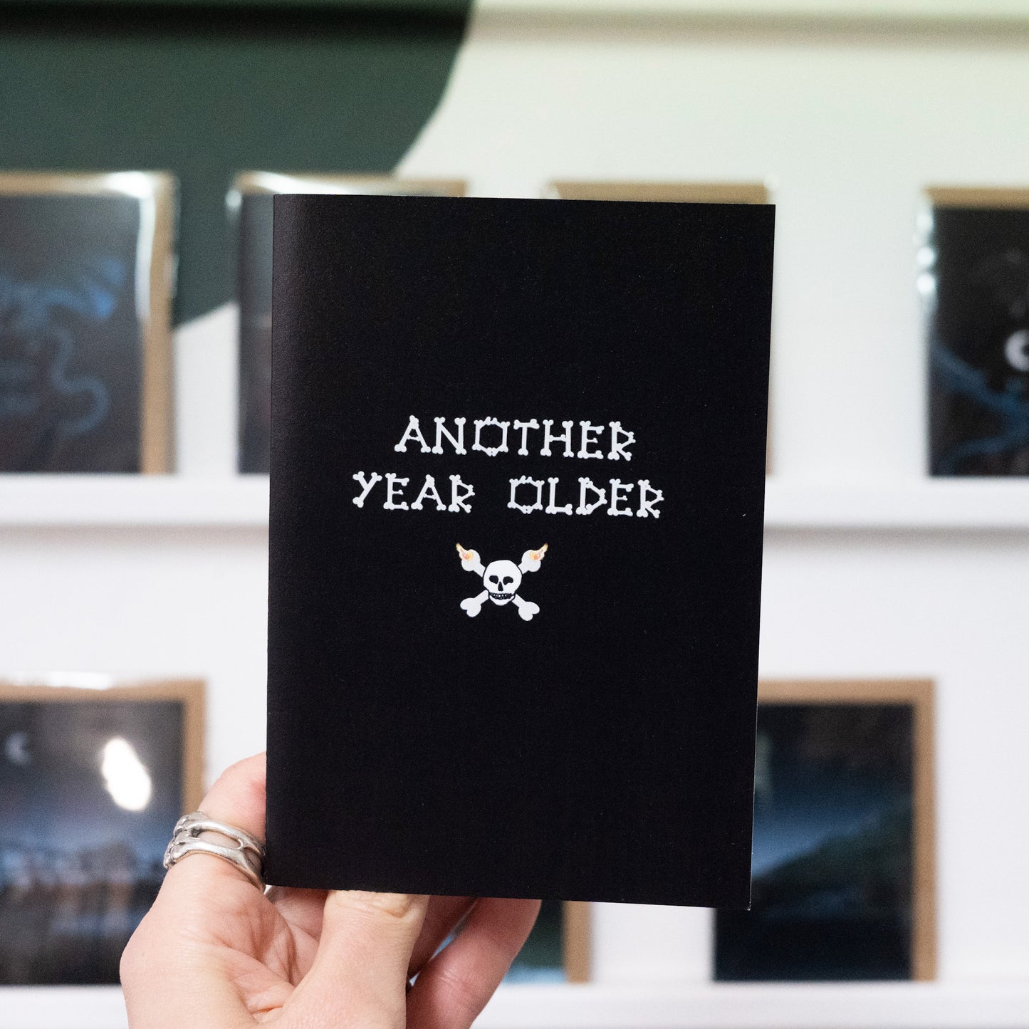 Another Year Older Gothic Greetings Card