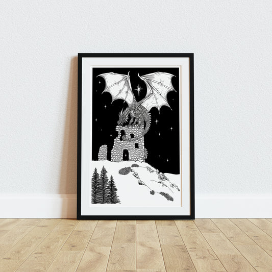 Anthony the Dragon A3 Art Print