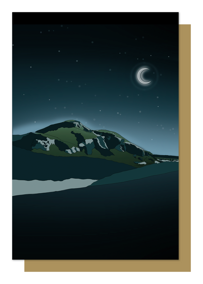 Set of 12 Scotland Starry Night Greetings Cards