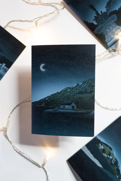 NC500 Scotland Bothy Greetings Card