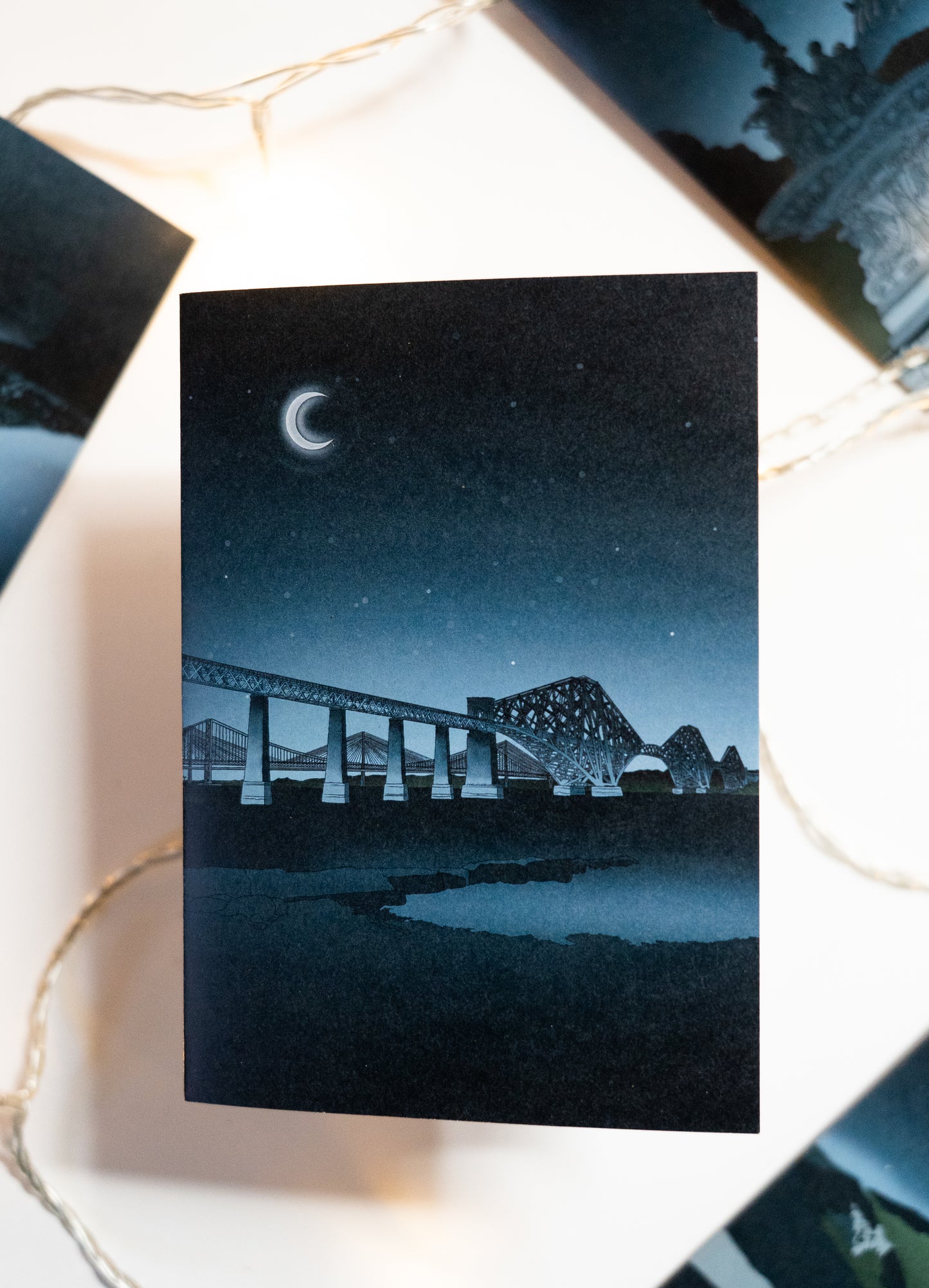 Forth Bridges Greetings Card