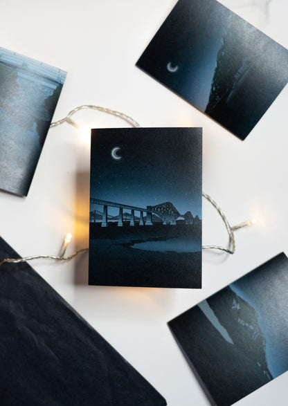 Forth Bridges Greetings Card