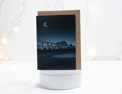 Forth Bridges Greetings Card