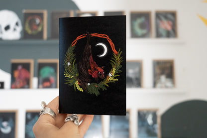 Set of 12 Bat Christmas Cards