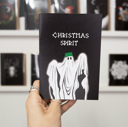 Christmas Spirit Gothic Christmas Card