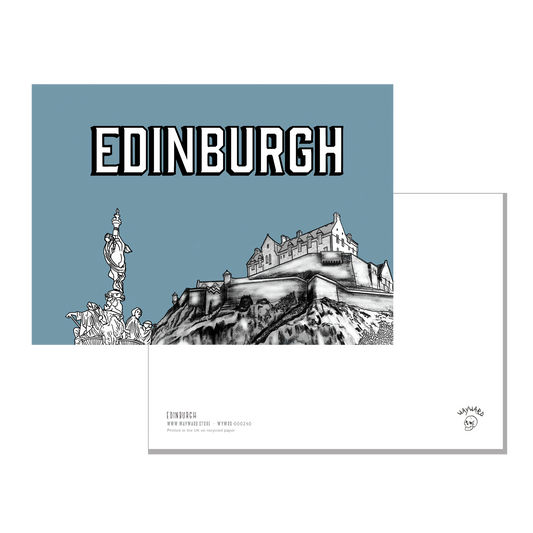 Edinburgh Castle Travel Postcard