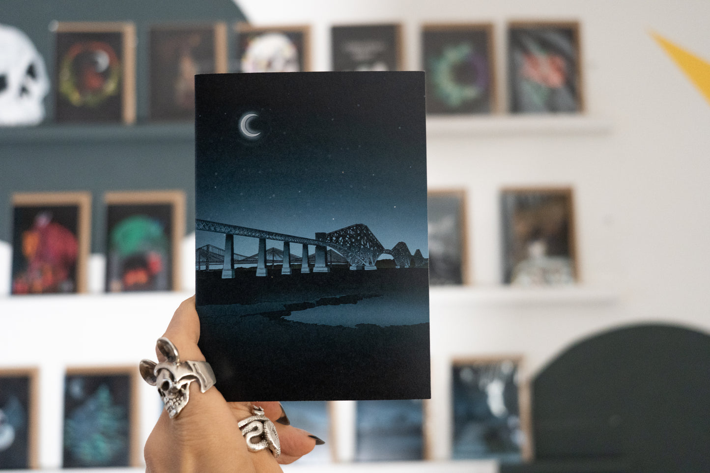 Forth Bridges Greetings Card