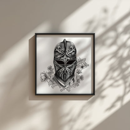 The Moth Night  20x20cm Screenprint