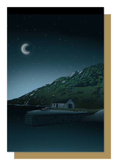 NC500 Scotland Bothy Greetings Card