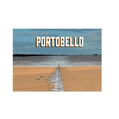 Portobello Beach Edinburgh Postcard