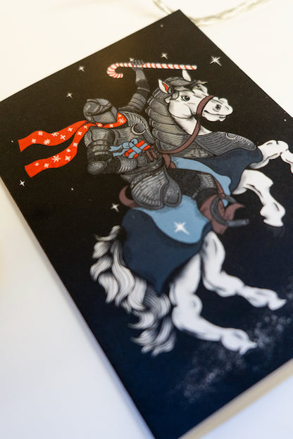 Silent Knight Gothic Christmas Card
