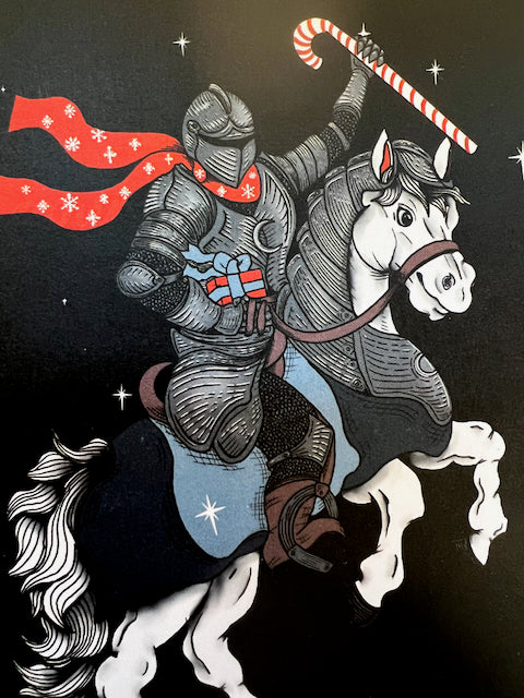 Silent Knight Gothic Christmas Card