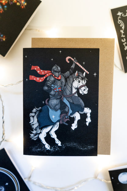 Silent Knight Gothic Christmas Card