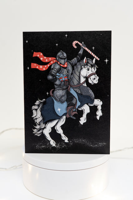 Silent Knight Gothic Christmas Card