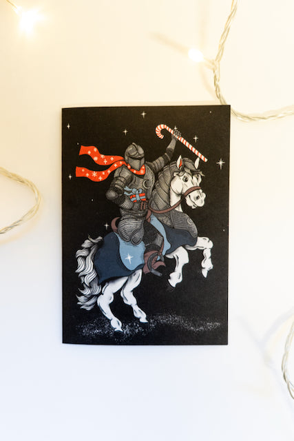 Silent Knight Gothic Christmas Card