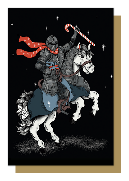 Silent Knight Gothic Christmas Card