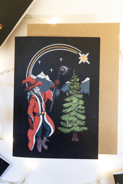 Set of 12 Festive Fantasy Christmas Cards
