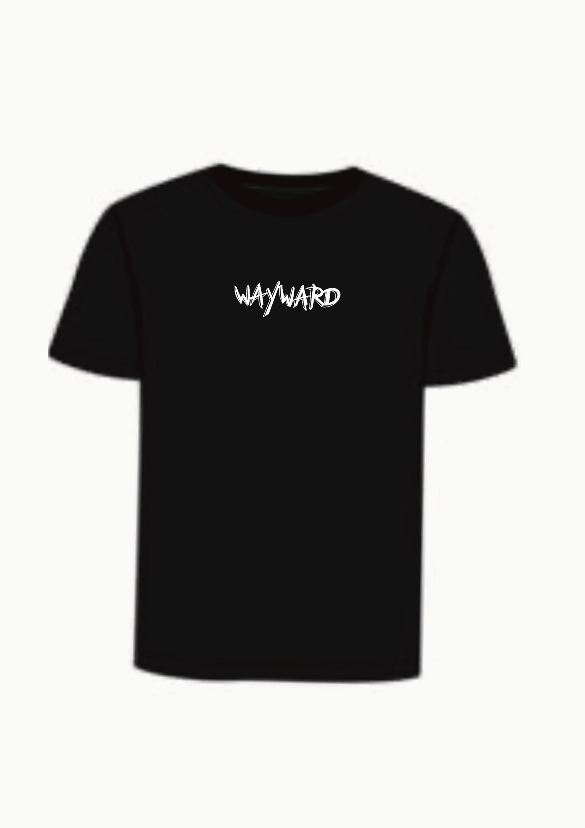 Wayward Writing With Skull Logo Back - Hand Screen Printed T-shirt