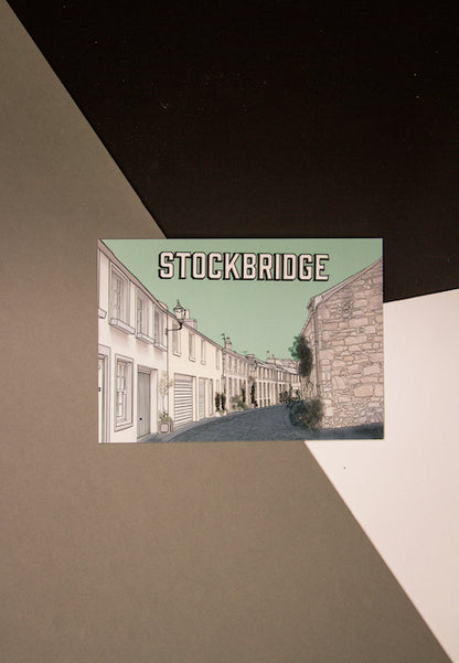 Stockbridge Edinburgh Postcard